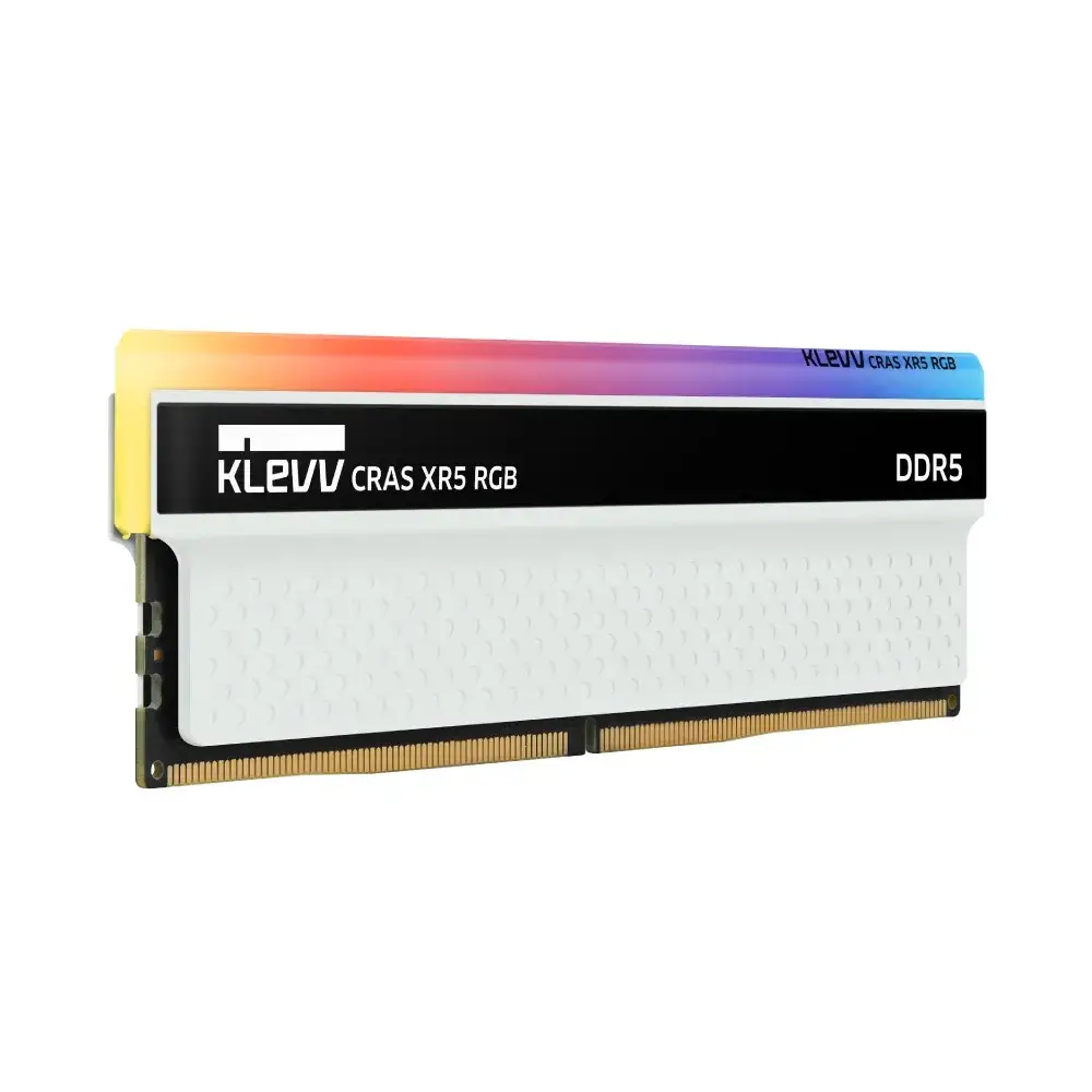 رم KLEVV Cras XR5 RGB 32GB Dual 6200MHz CL32 - White