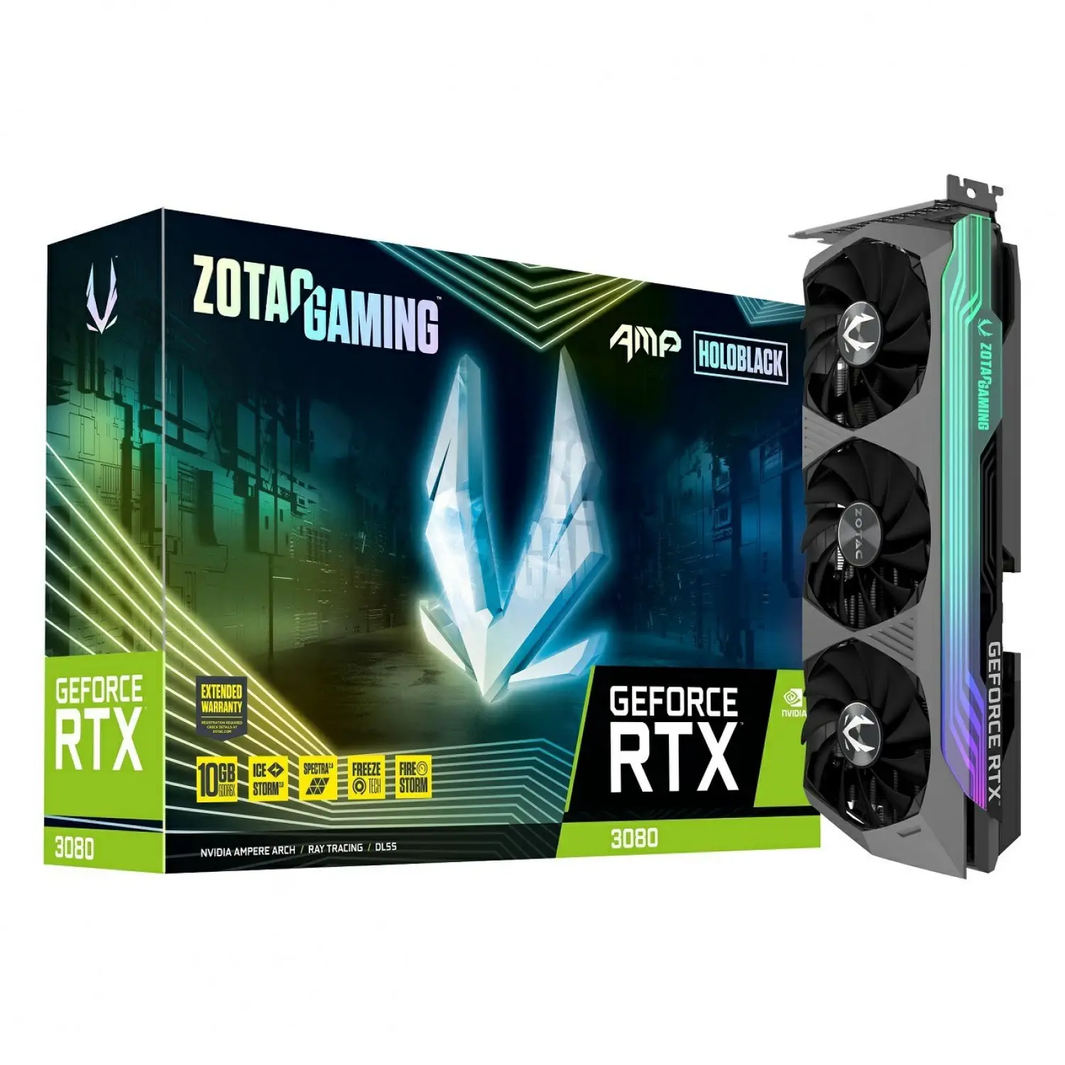 کارت گرافیک استوک Zotac RTX 3080 AMP Holo 10GB