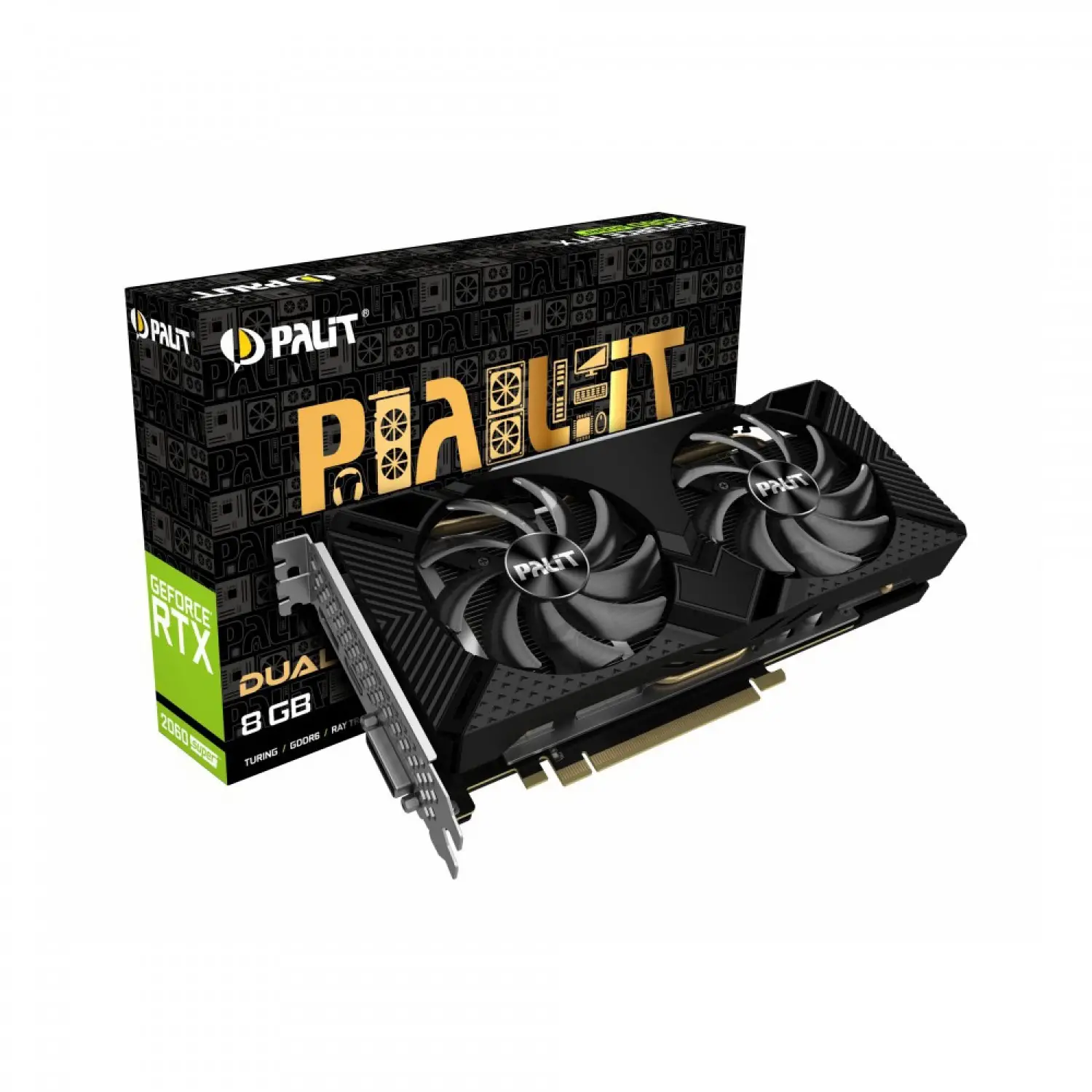 کارت گرافیک استوک Palit RTX 2060 Super Dual 8GB بدون جعبه