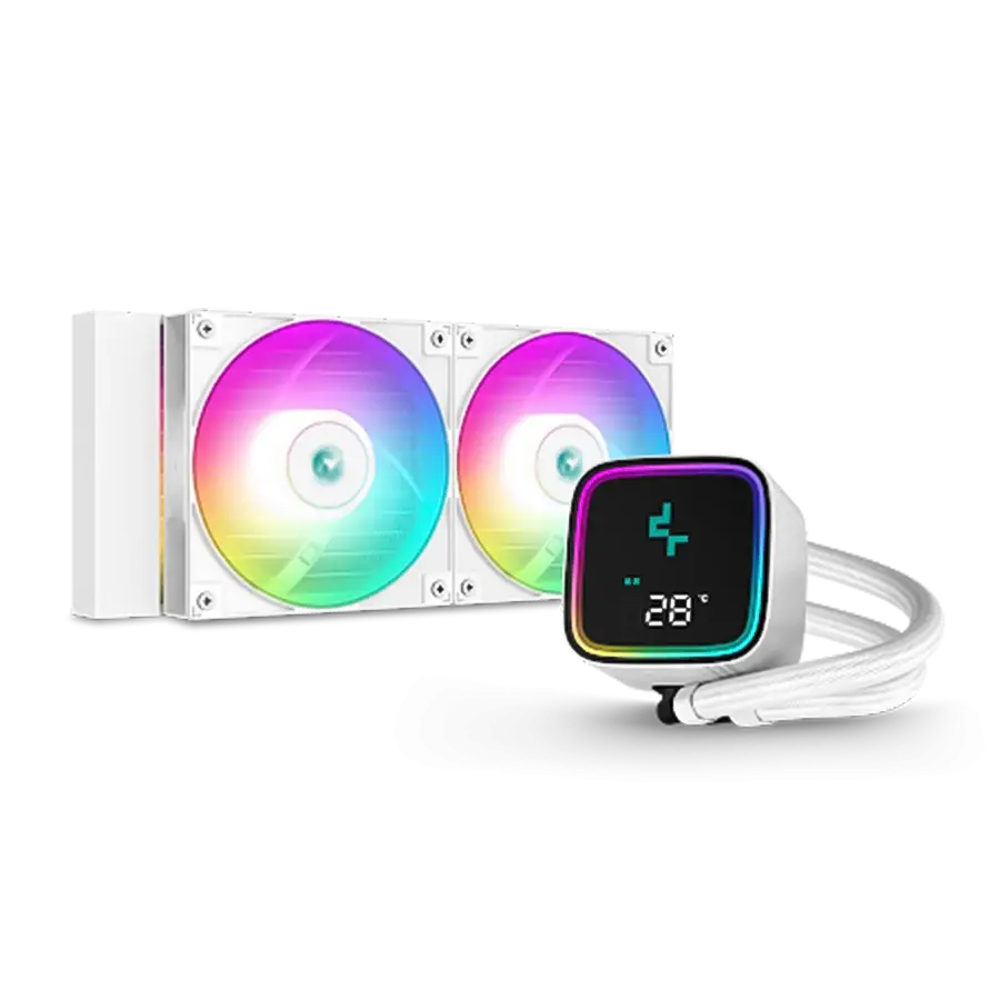 کولر پردازنده DEEPCOOL LS520 SE DIGITAL WHITE