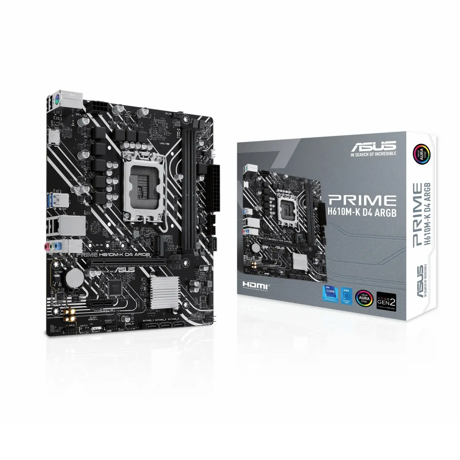 مادربرد ASUS Prime H610M-K D4 ARGB