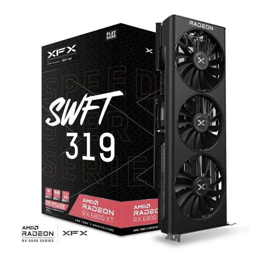 کارت گرافیک ایکس اف ایکس Speedster SWFT 319 AMD Radeon RX 6800 XT COREاستوک