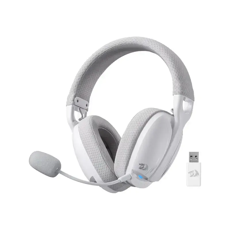 هدست بی سیم گیمینگ ردراگون Skuld H878 White
